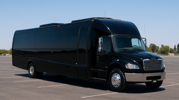 Exterior of Charter Bus Company Moline's 28 Passenger Mini bus in Moline