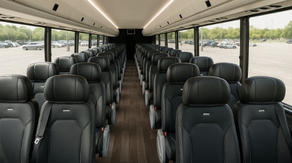 decatur 28 passenger minibus inside