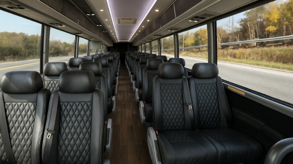decatur 30 passenger minibus inside