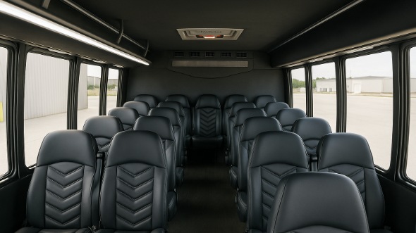 decatur 35 passenger minibus inside