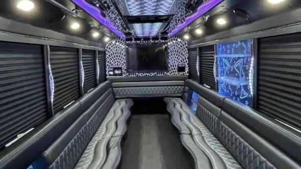 decatur party bus rental inside